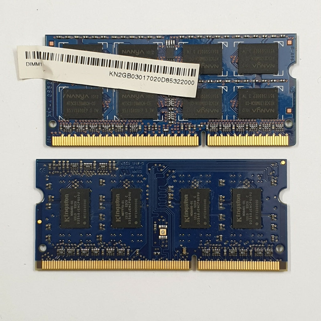 Acer eMachines G640 - 4GB Nanya Kingston 2GB DDR3 1333 SODIMM RAM 1x2GB Laptop – Bild 2