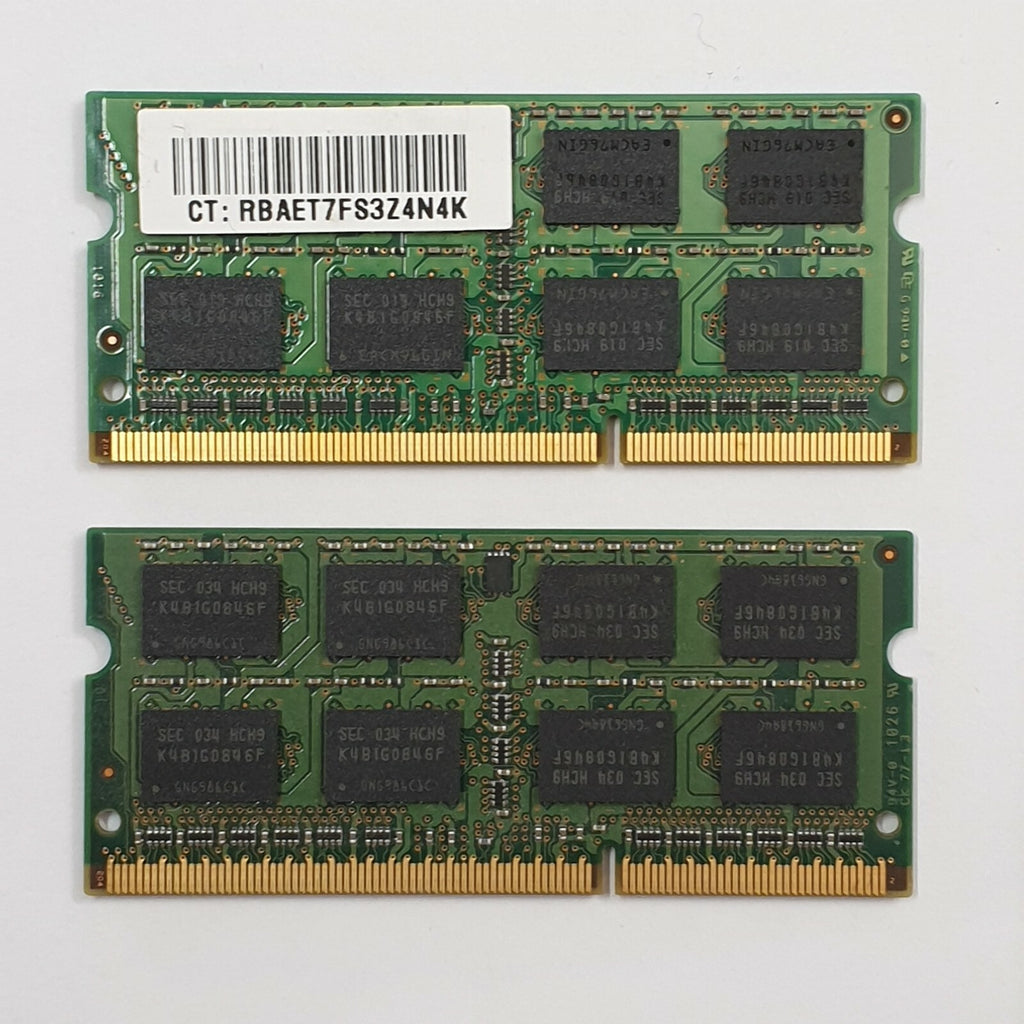 Acer eMachines E527 - 4GB Samsung 2GB DDR3 1066 SODIMM RAM 1x2GB Laptop Notebook