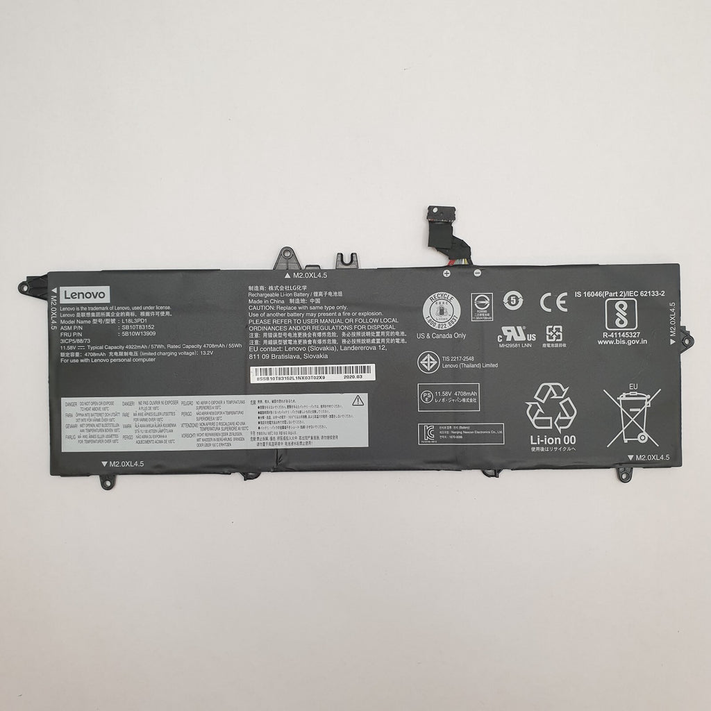 Lenovo ThinkPad T490s Original Akku 4708mAh Li-ion Batterie Pack