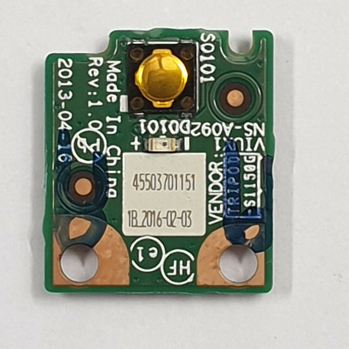 Lenovo ThinkPad X260 X270 Powerbutton Einschaltknopf Platine Power Board