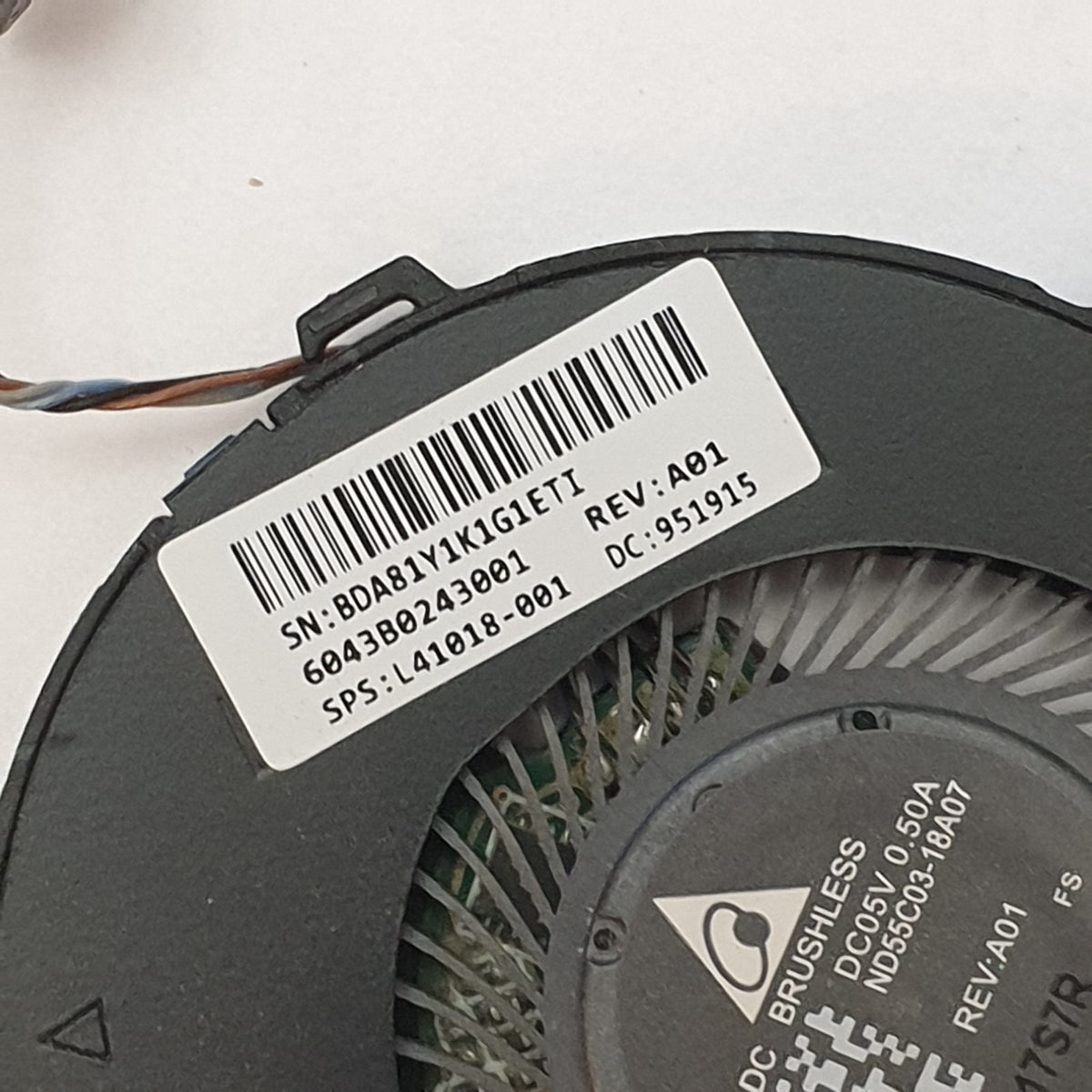 HP EliteBook X360 1040 G5 Kühler Heatsink Lüfter Fan Dual Fan System