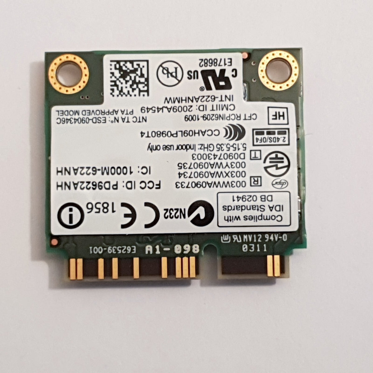 Fujitsu LifeBook S760 WLAN Karte WIFI Intel Centrino Advanced N 6200