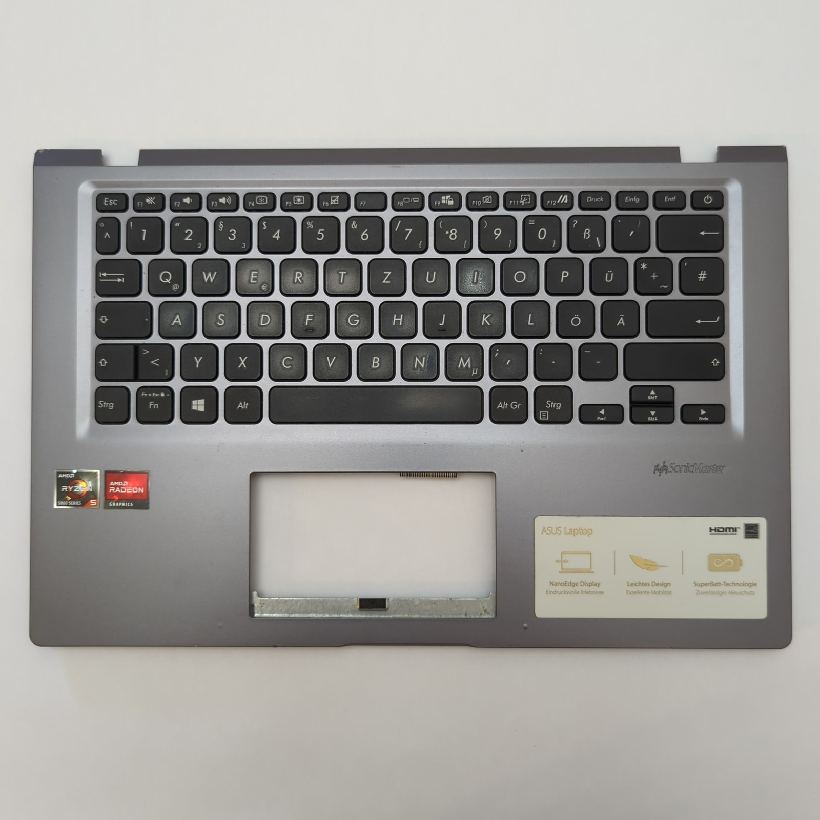 ASUS VivoBook 14 D415UA Handauflage Tastatur Deutsch QWERTZ Palmrest Keyboard DE
