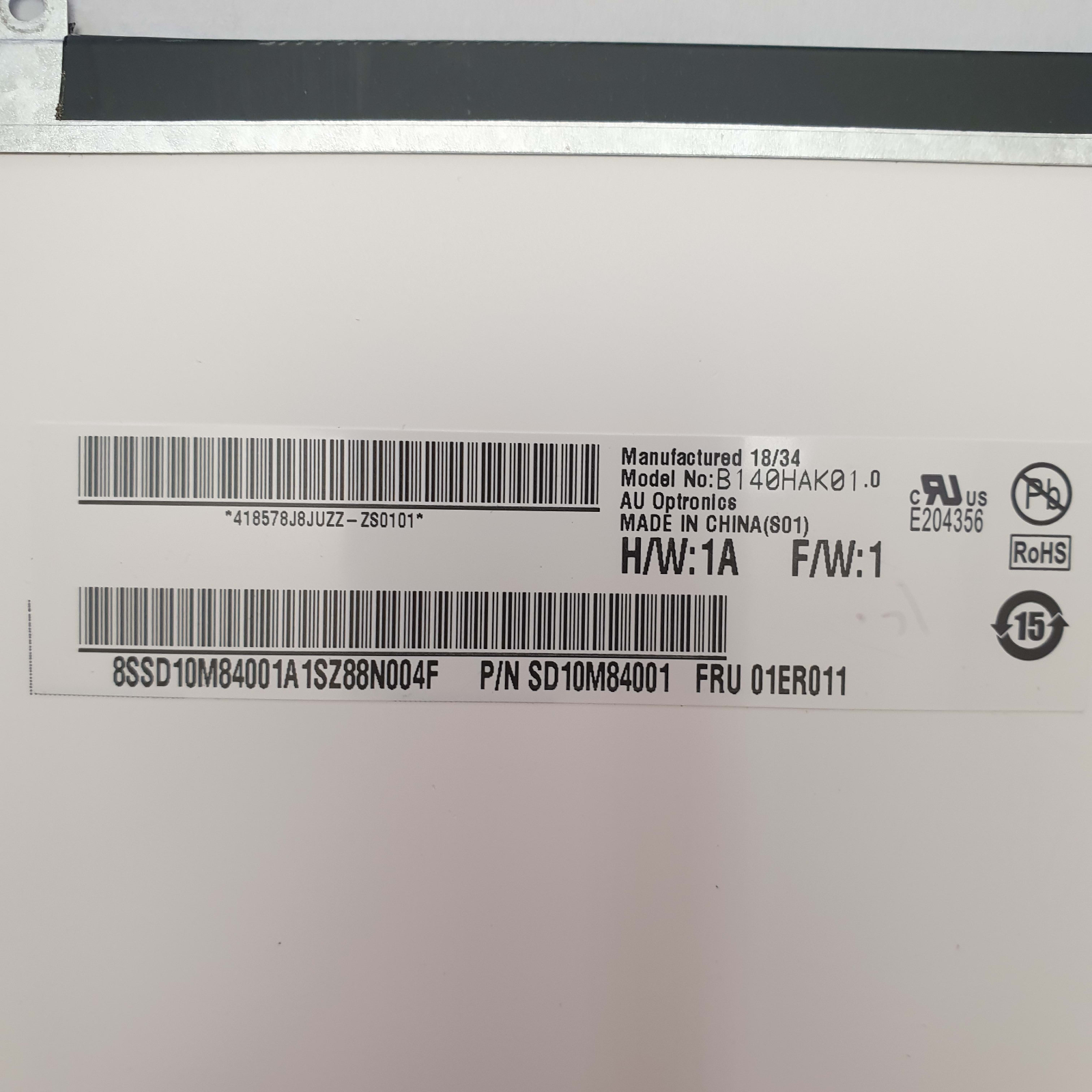 Lenovo ThinkPad T480s FHD Display 14 Zoll B140HAK01.0 Panel LCD Bildschirm – Bild 4