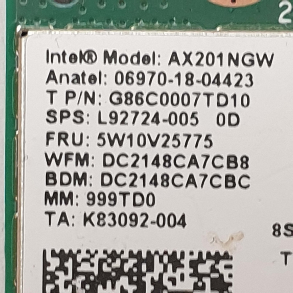HP Probook 650 G8 WLAN Modul Intel WiFi Bluetooth Karte – Bild 3