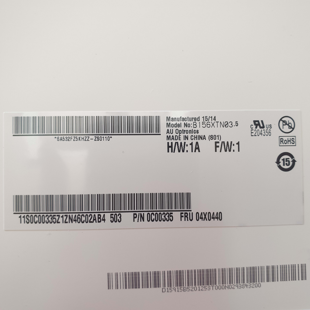 Lenovo ThinkPad T550 HD Display 15,6 B156XTN03.5 Panel LCD Bildschirm – Bild 4
