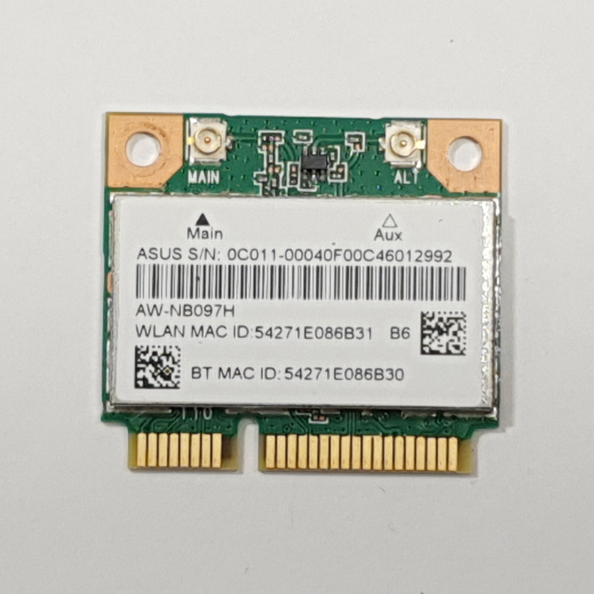 Asus X551C WLAN Karte Wifi Card WLAN Bluetooth Modul Half Mini PCIe
