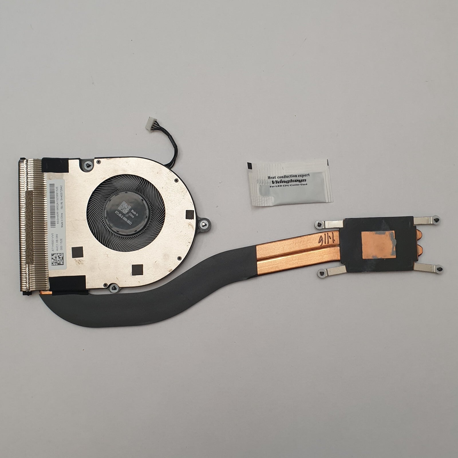 Lenovo Thinkpad L14 G1 Kühler mit Lüfter Heatsink Fan Wärmeleitpaste – Bild 2
