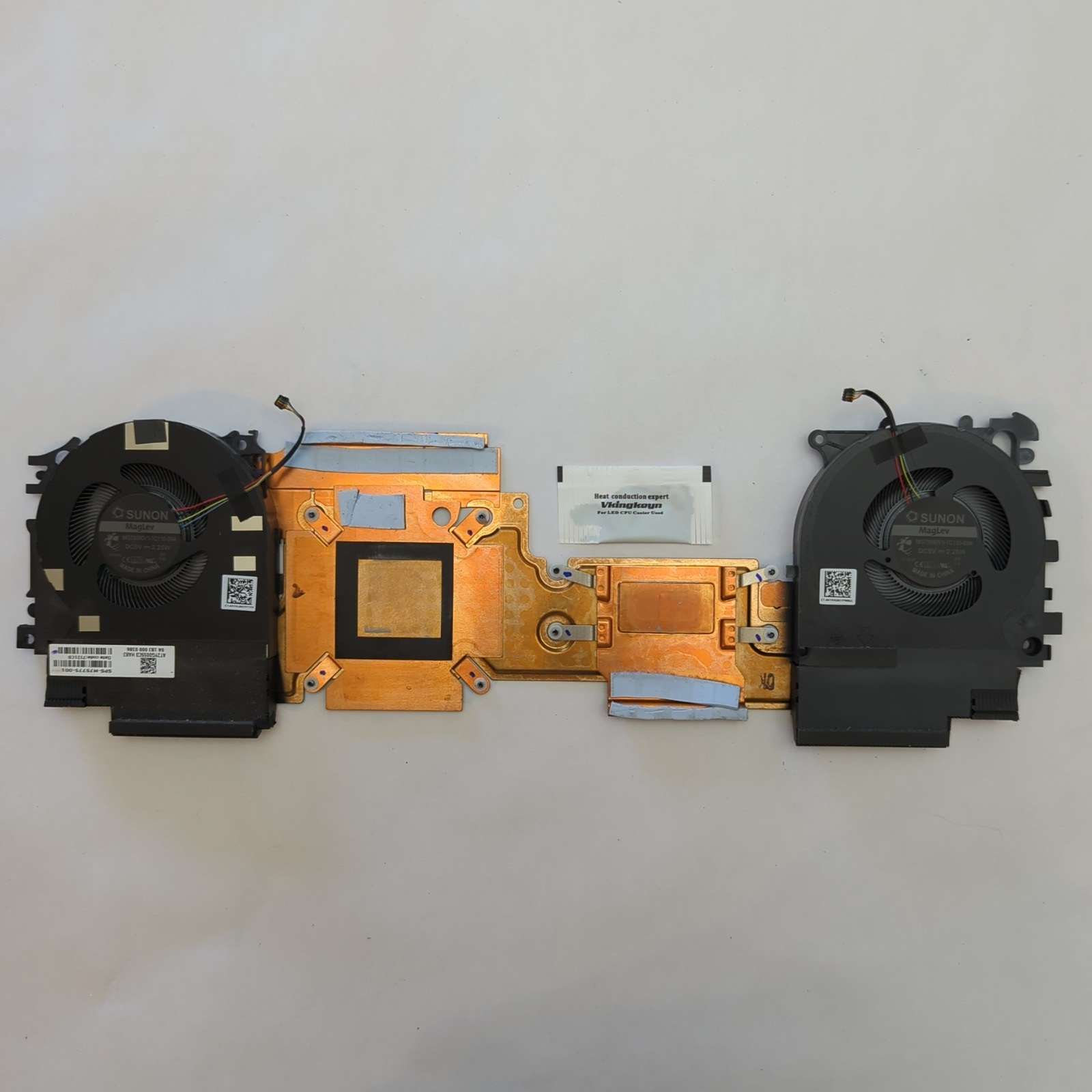 HP ZBook Fury 15 G8 Kühler Lüfter mit Wärmeleitpaste Heatsink Cooling Fan