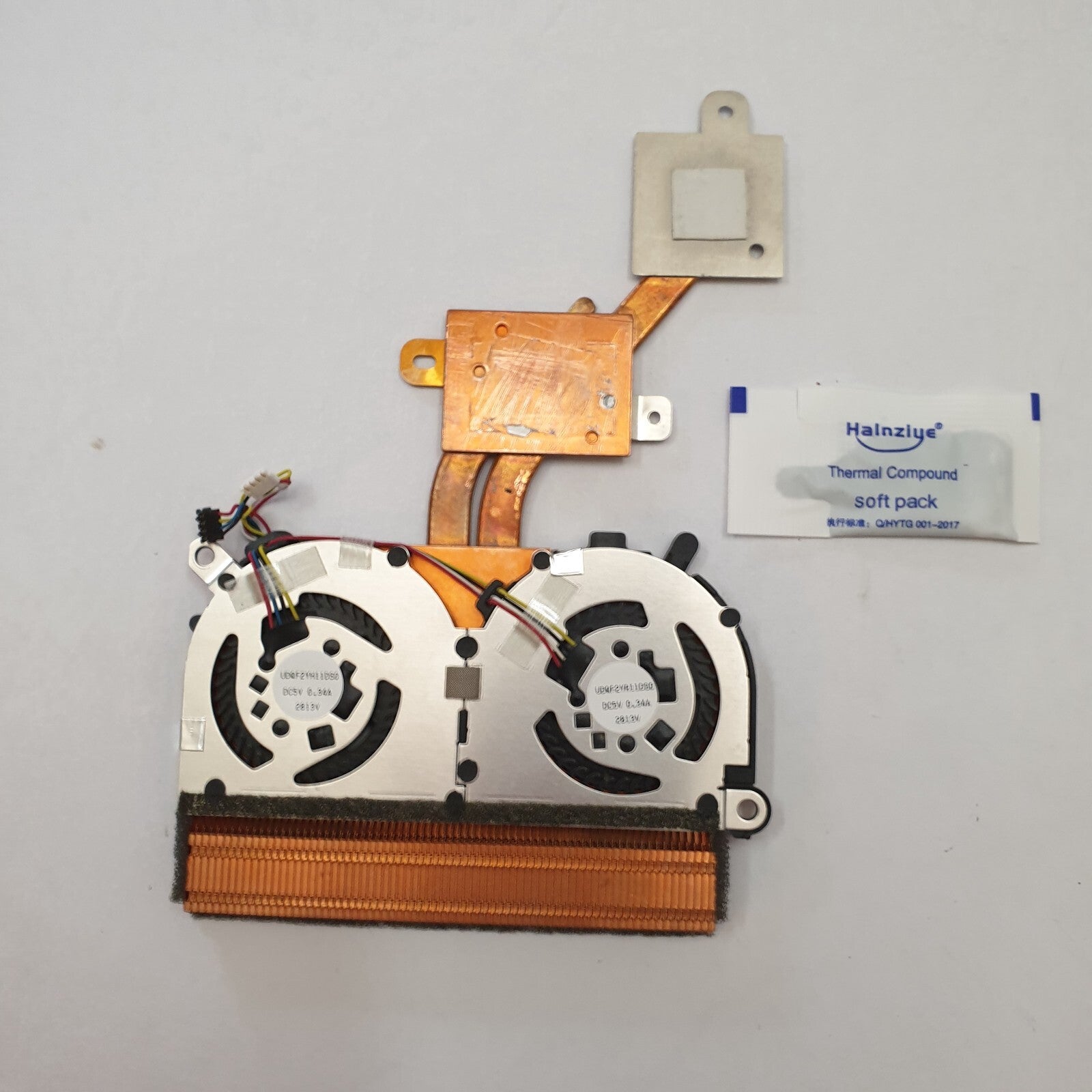 Sony Vaio SVZ131A2LM Kühler Lüfter Heatsink Fan Dual Fan Wärmeleitpaste – Bild 2