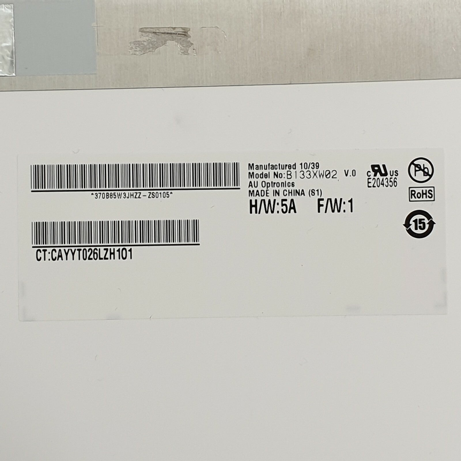HP Pavilion dv3-4000 HD Display 13.3 Zoll B133XW02 V.0 Panel LCD Bildschirm – Bild 3