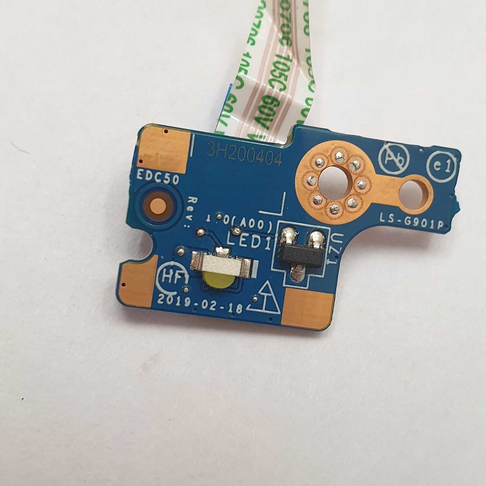 Dell Latitude 5500 LED Statusanzeige Platine Board mit Kabel