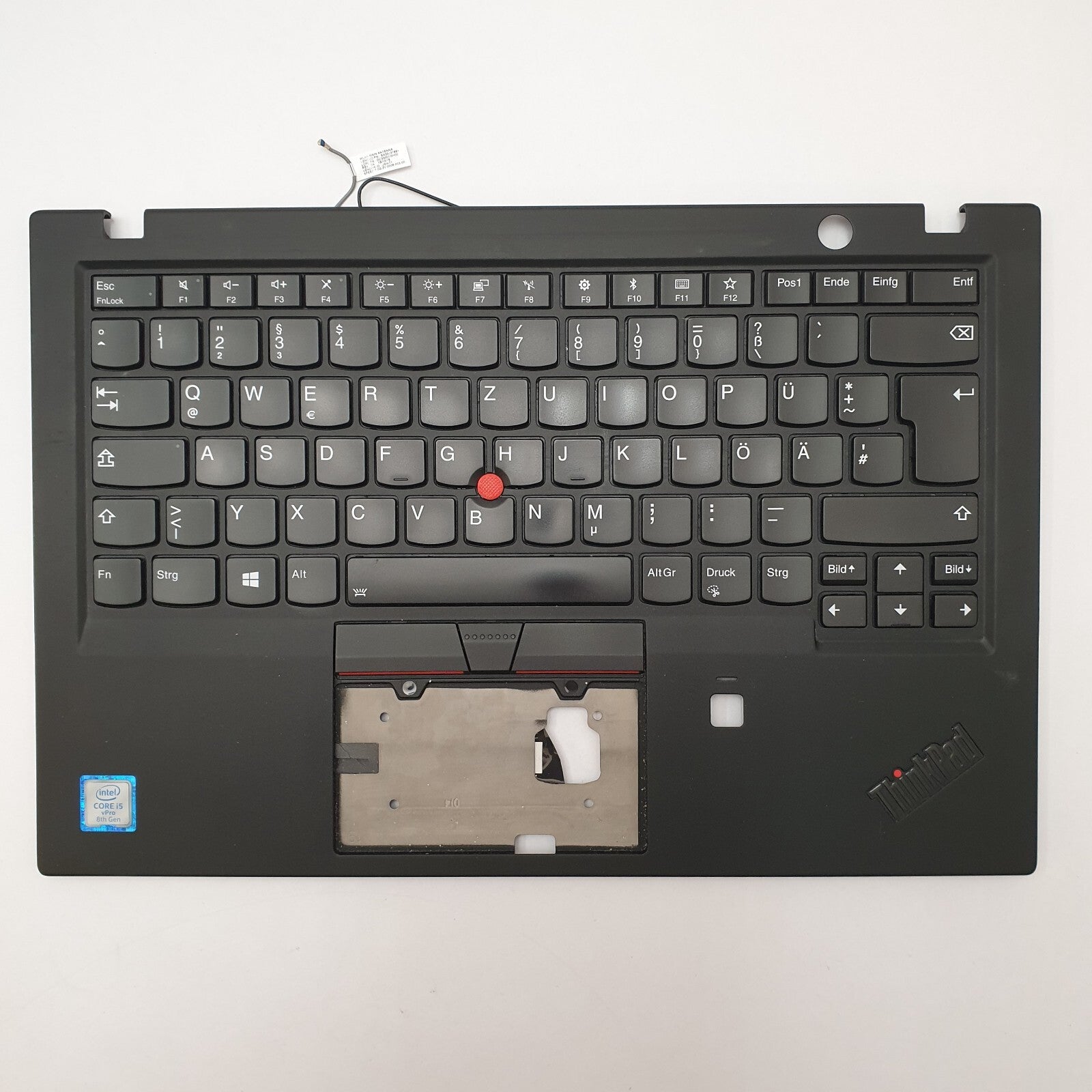 Lenovo ThinkPad X1 Carbon 6th Gen Tastatur Deutsch QWERTZ Palmrest Backlit