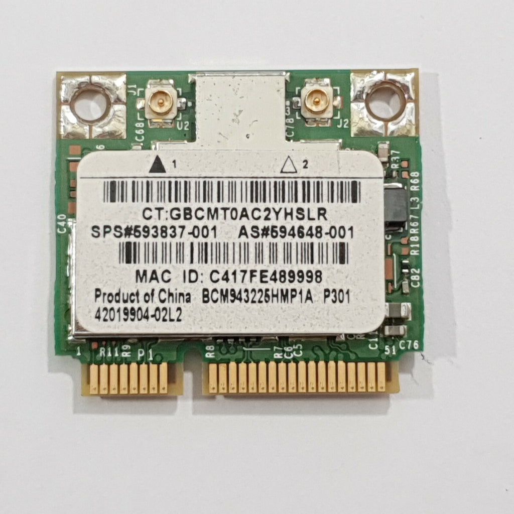 HP Pavilion dv7 3000 WLAN Karte Broadcom BCM943225HMP1A Wireless Netzwerkkarte