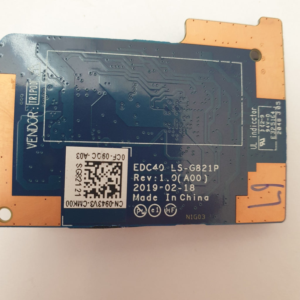 Dell Latitude 5510 Smart Card Reader Board Modul
