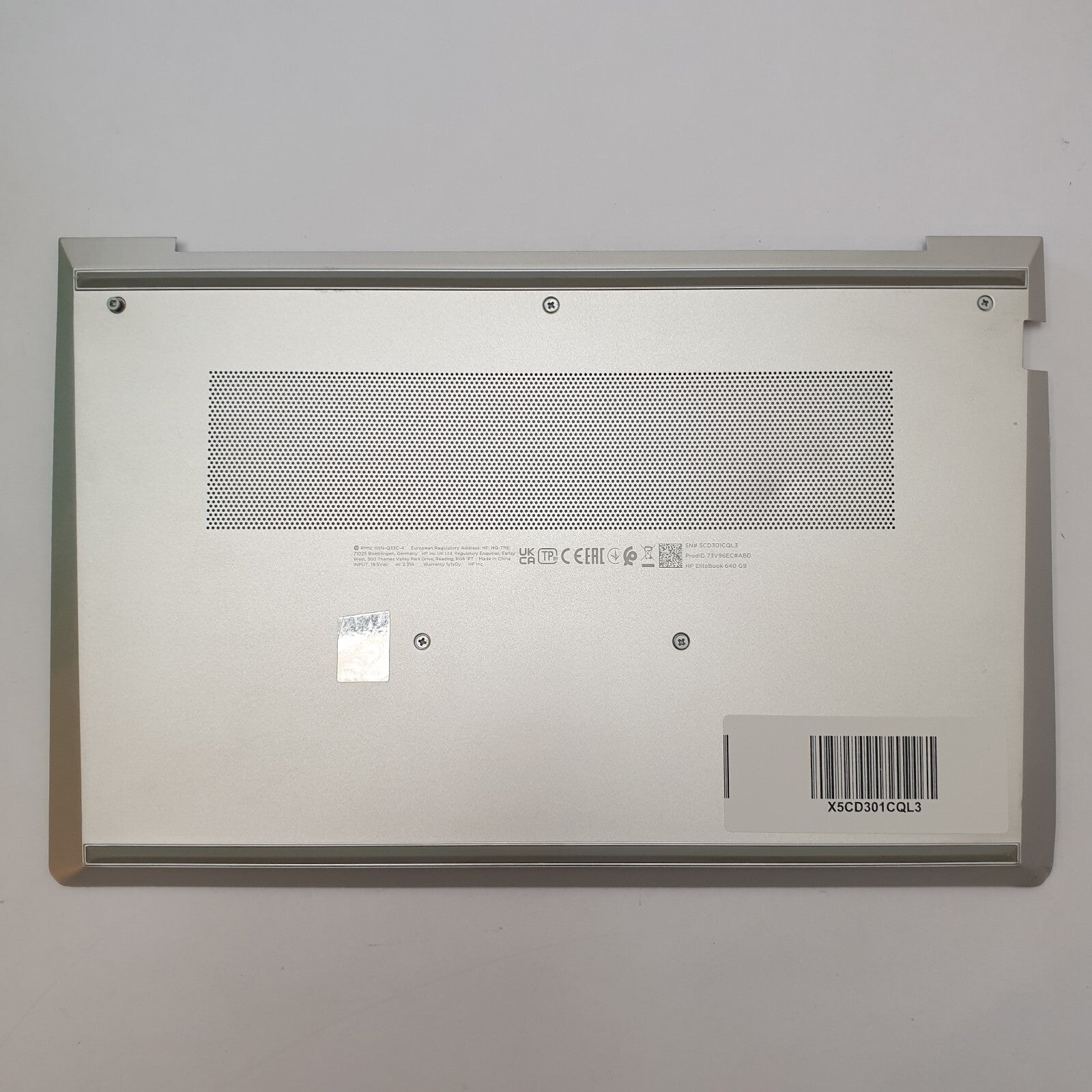 HP EliteBook 640 G9 Gehäuse Unterschale Unterteil Bottom Base Cover Ersatzteil