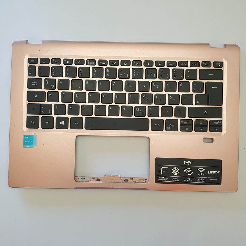 Acer Swift 1 SF114-34 Handauflage Tastatur DE QWERTZ Palmrest Keyboard