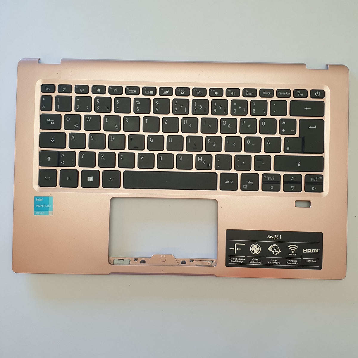 Acer Swift 1 SF114-34 Handauflage Tastatur DE QWERTZ Palmrest Keyboard