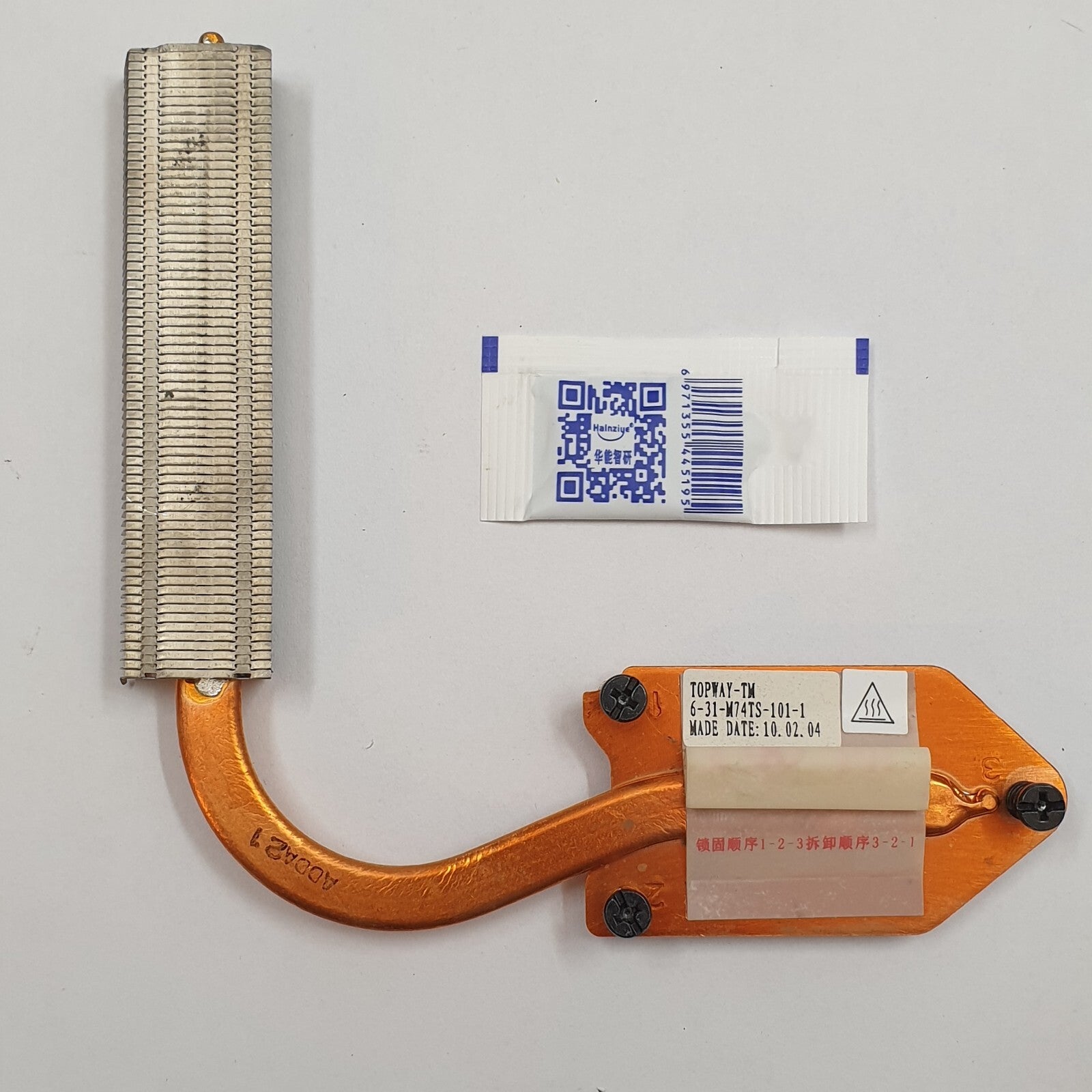 Clevo W76T Kühler Heatsink Heatpipe
