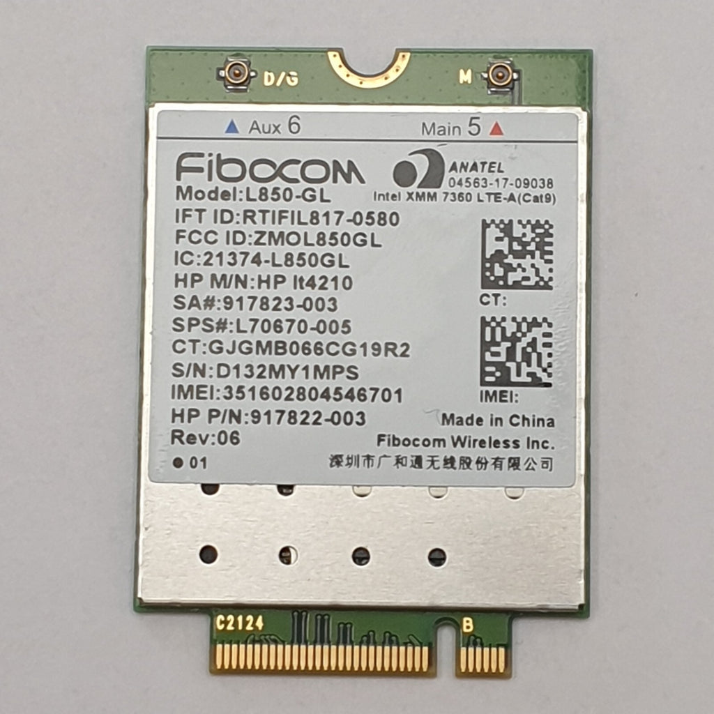 Dell Latitude 5400 WWAN Karte 4G Modul LTE Card L850-GL