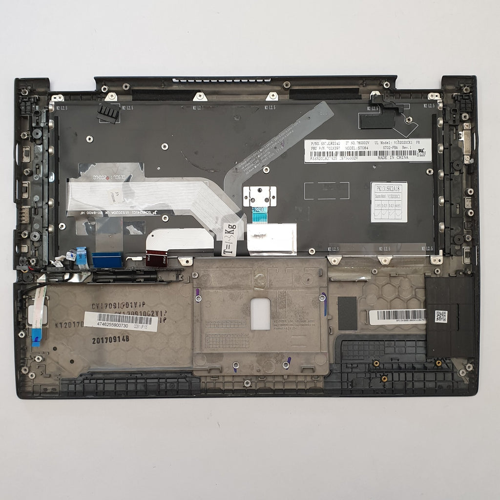 Lenovo ThinkPad Yoga 370 Handauflage Tastatur Französisch AZERTY Backlit – Bild 2