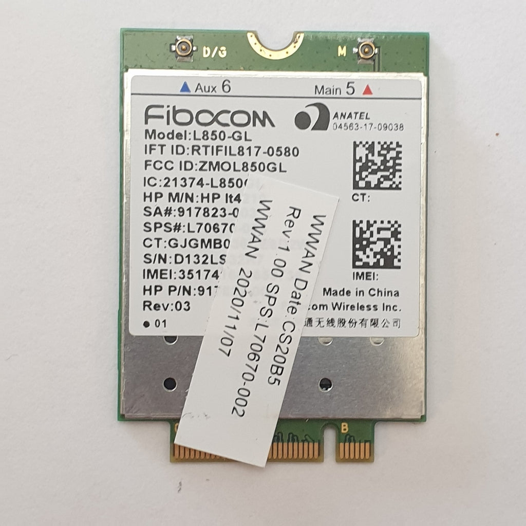 HP EliteBook 850 G7 WWAN 4G LTE Modul Karte M2 Cellular Card