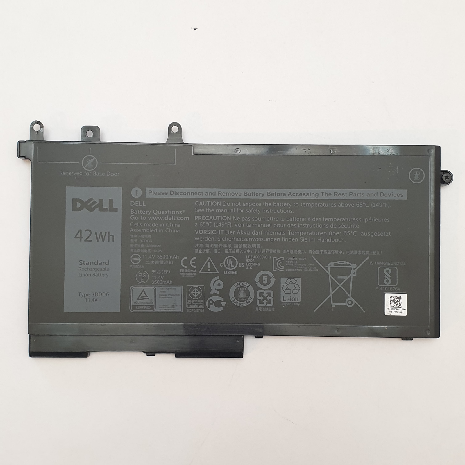 Dell Latitude 5590 Original Akku 3500mAh Li-ion Battery Pack 42Wh