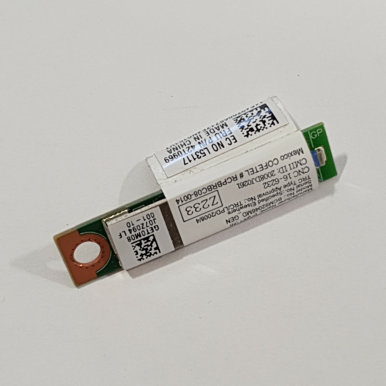 Lenovo ThinkPad R400 Bluetooth Modul Karte Card BCM92046MD – Bild 2