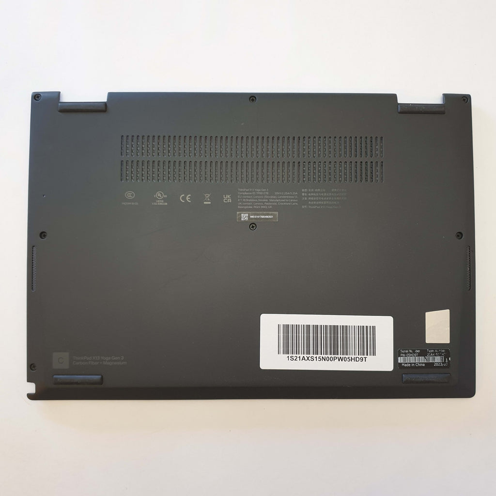 Lenovo ThinkPad X13 Yoga G3 Gehäuse Unterschale Unterteil Bottom Base Cover Case