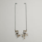 Asus X53B Displayscharniere Leisten L+R Scharniere Links Rechts Hinges Set