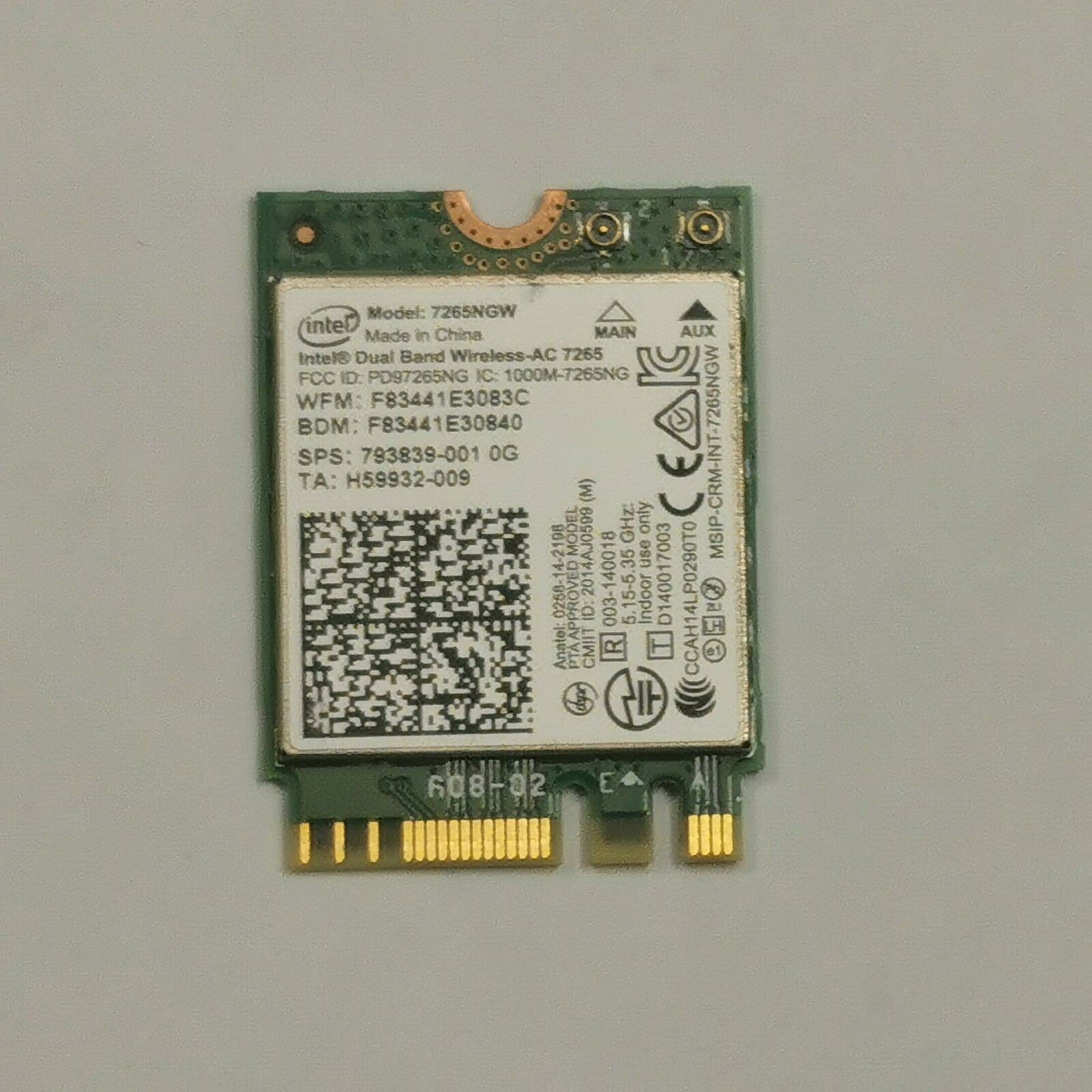 Acer TravelMate B117 series WLAN Karte Wifi Card Wireless