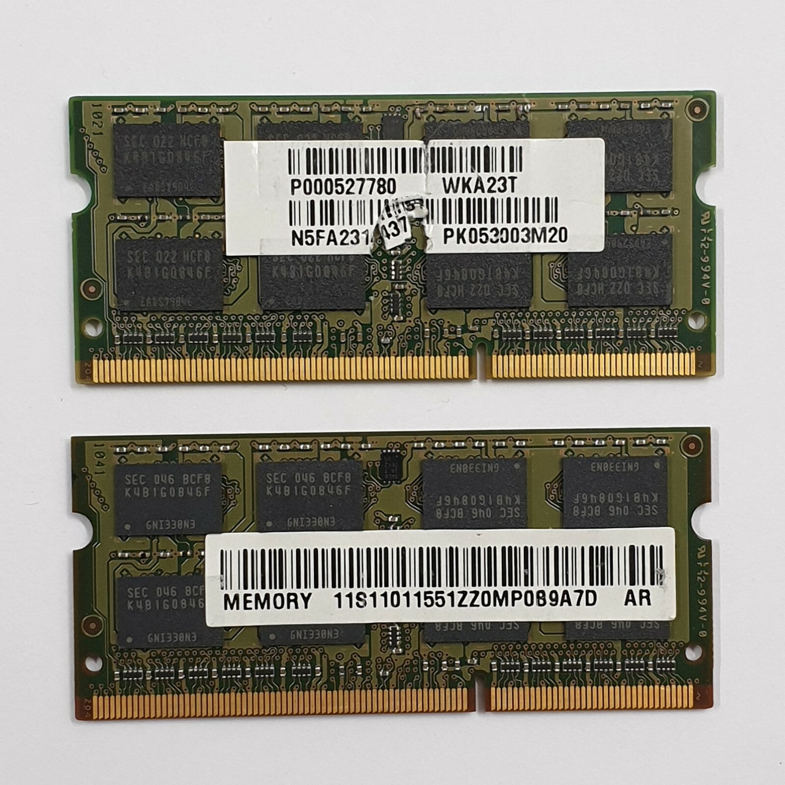 Acer eMachines E642G - 4GB Samsung 2GB DDR3 1066 SODIMM RAM 1x2GB Laptop – Bild 2