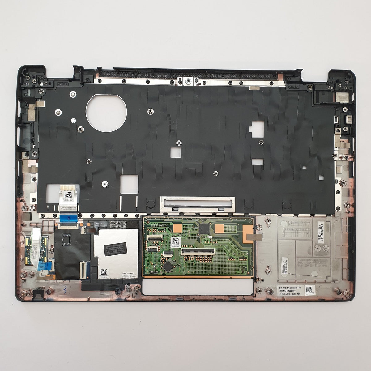 Dell Latitude 5290 Handauflage Palmrest Oberteil Top Case mit Fingerprint Sensor