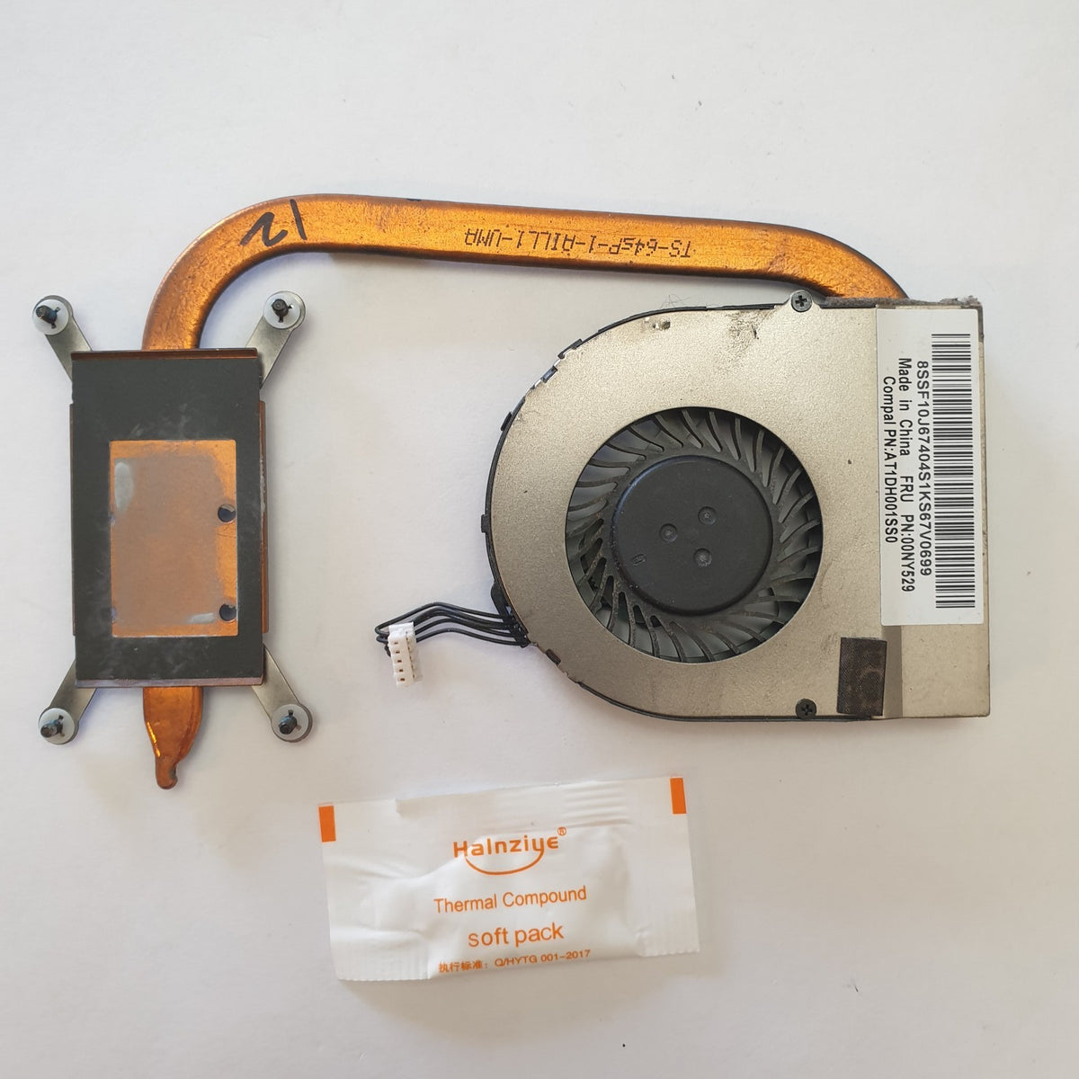 Lenovo ThinkPad L560 CPU Kühler Lüfter Heatsink Fan Wärmeleitpaste
