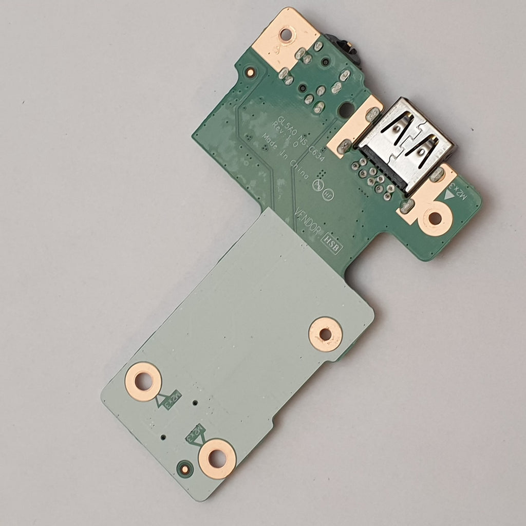Lenovo ThinkPad L15 G1 USB Platine IO Board Audio Jack Buchse