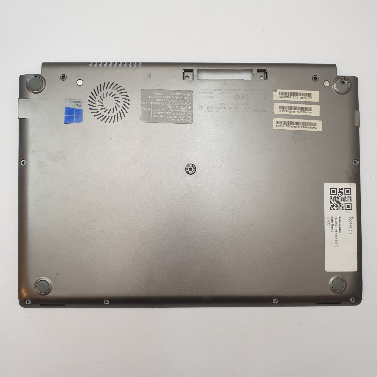 Toshiba Z30-C Gehäuse Unterschale Unterteil Bottom Base Cover Case Ersatzteil