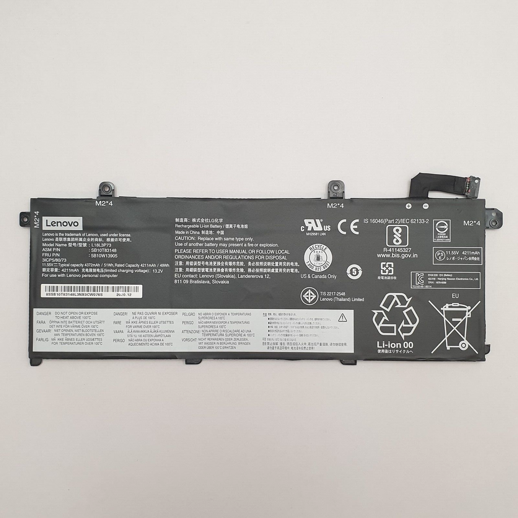 Lenovo ThinkPad T14 Gen 1 G1 Original Akku 4212mAh Li-ion Battery Pack *5