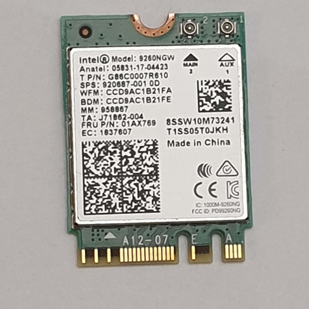 Lenovo ThinkPad T495s WLAN Karte Wireless WiFi Modul Bluetooth M.2 Card