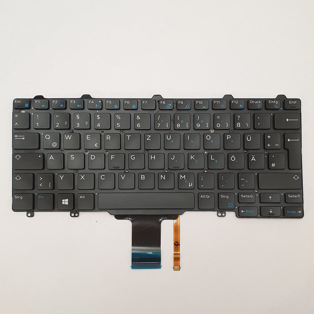 Dell Latitude E7250 Tastatur Deutsch QWERTZ Keyboard Beleuchtet Backlit