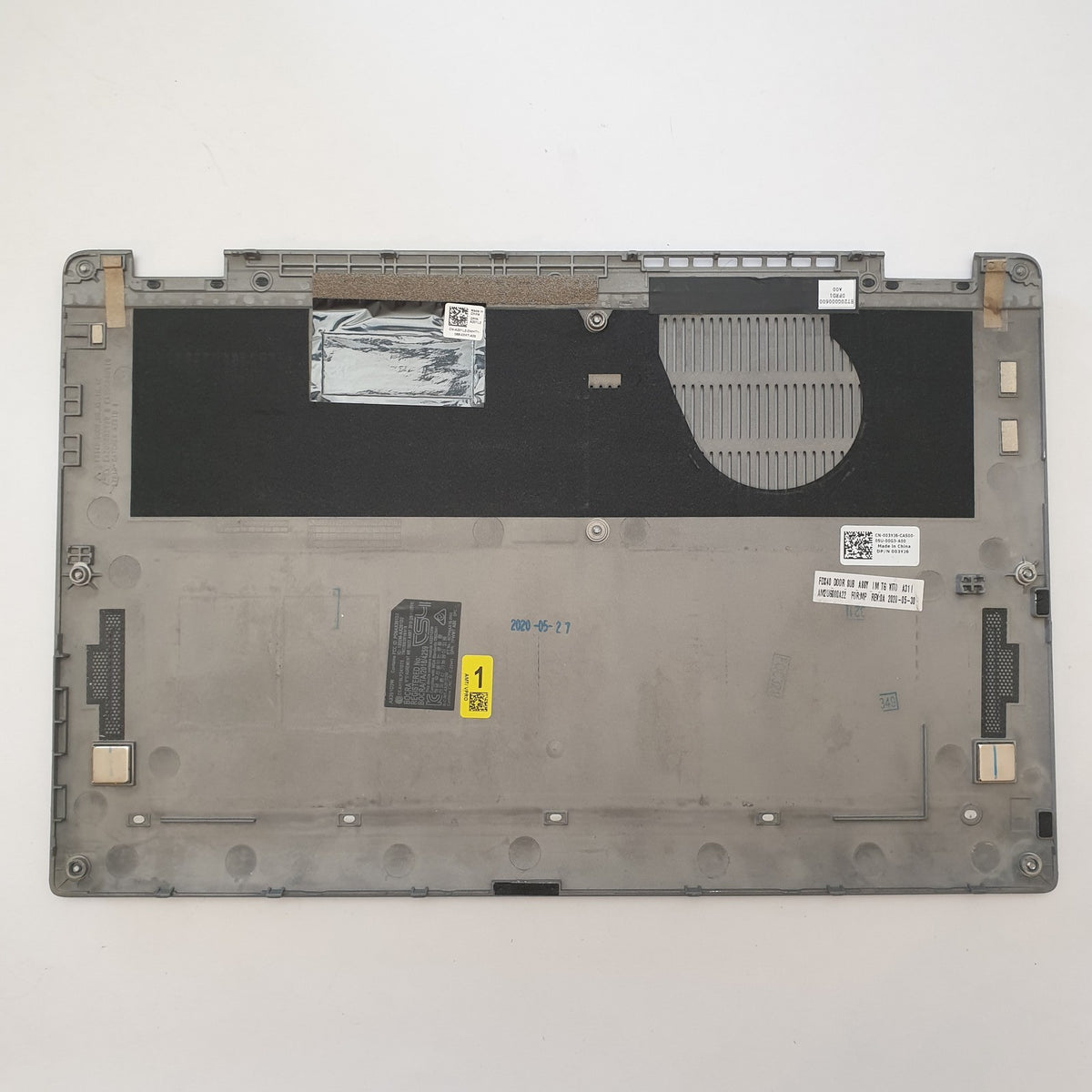 Dell Latitude 7410 Gehäuse Unterschale Unterteil Bottom Base Cover Case Grau