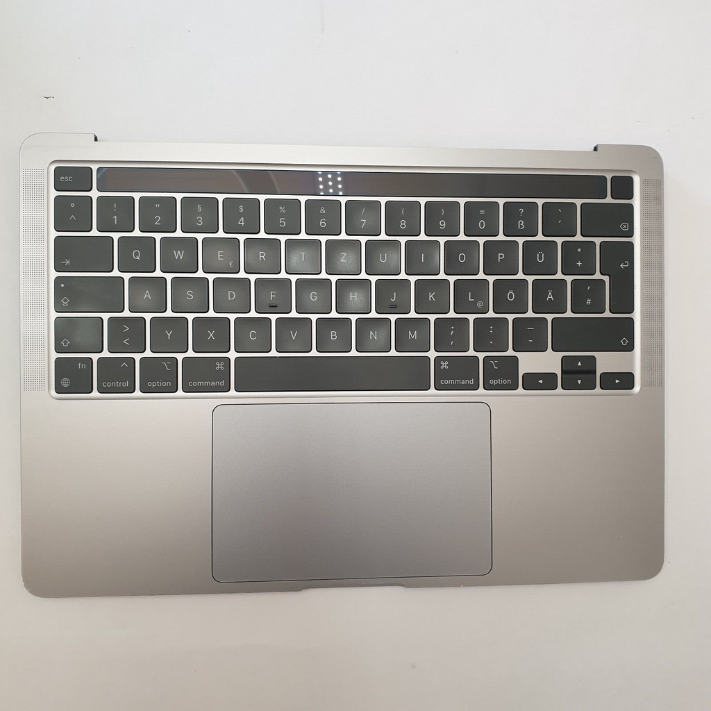 Apple MacBook Pro 13" M1 A2338 Ende 2020 Handauflage + Akku ! Tastatur DE