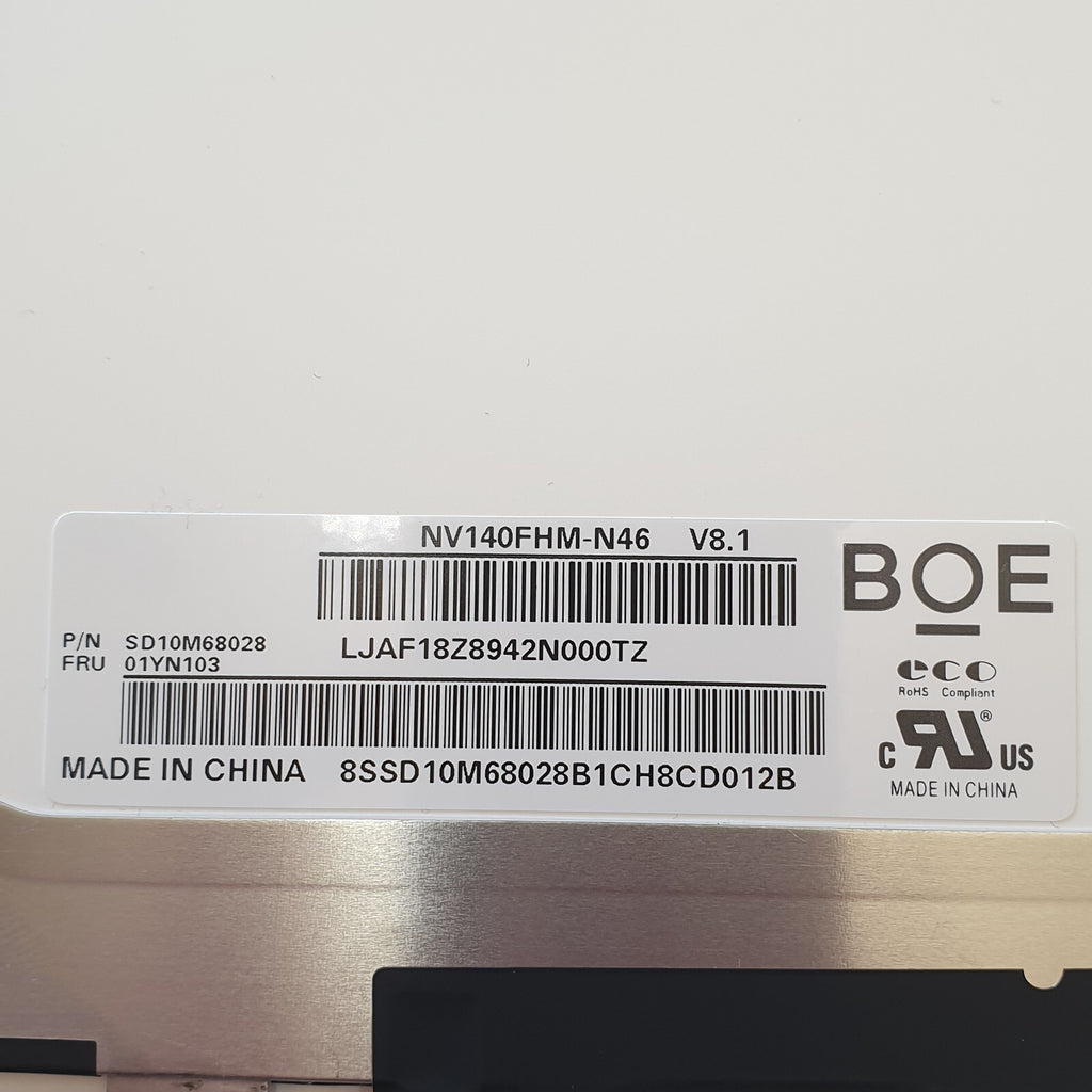 Lenovo ThinkPad T480 T470s L480 FHD Display 14" NV140FHM-N46 LCD Bildschirm – Bild 3