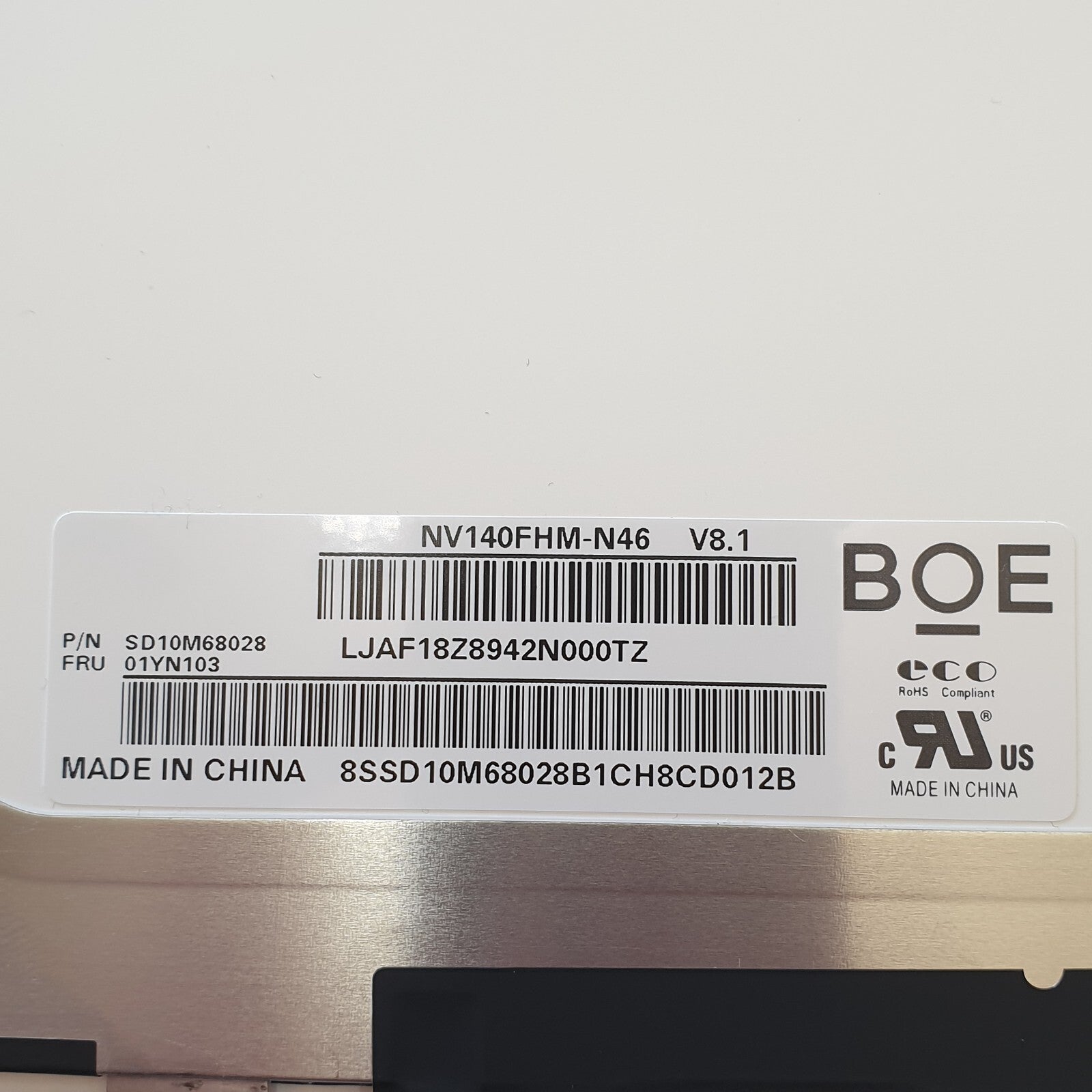 Lenovo ThinkPad T480 T470s L480 FHD Display 14" NV140FHM-N46 LCD Bildschirm – Bild 3