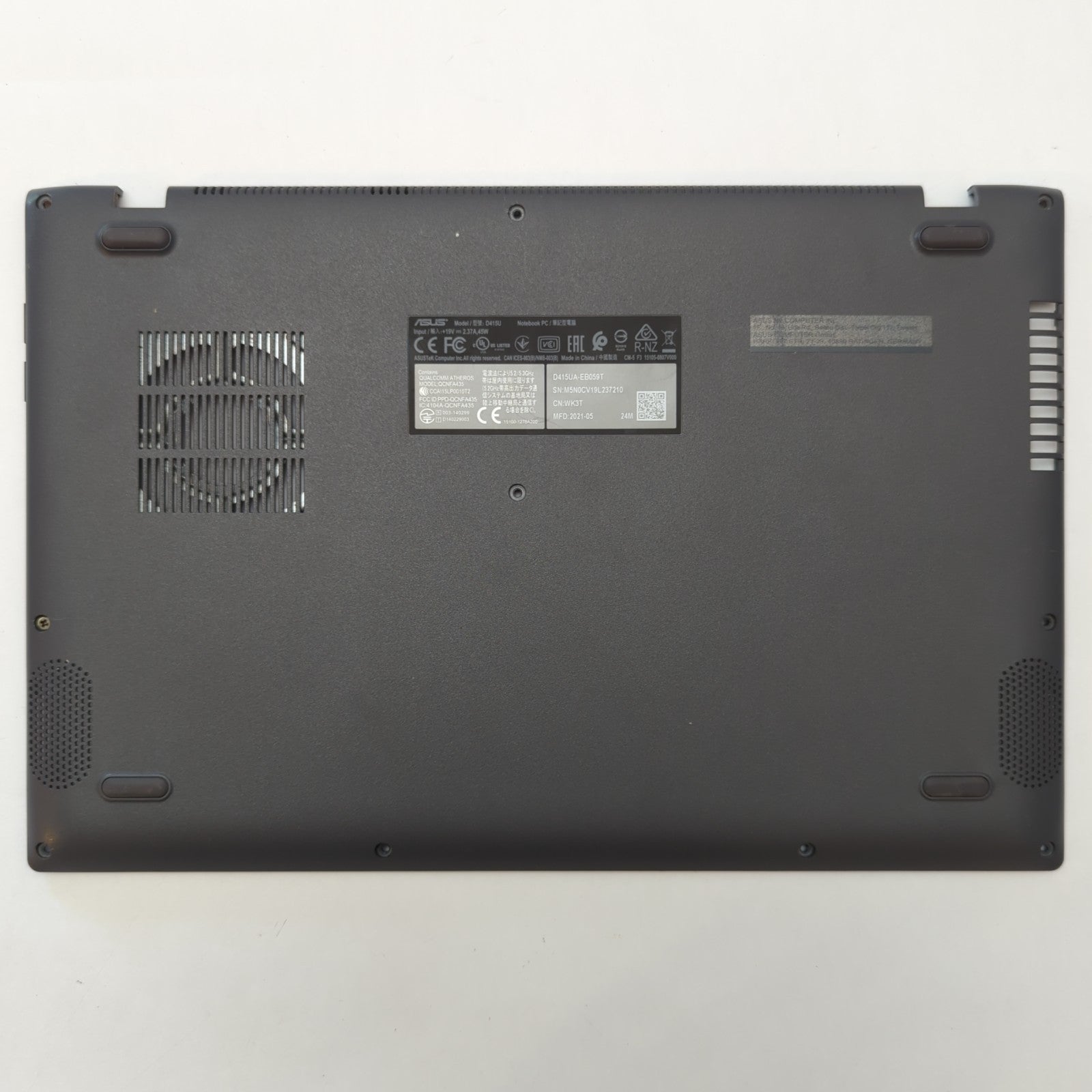 ASUS VivoBook 14 D415UA Gehäuse Unterschale Unterteil Bottom Base Cover Case