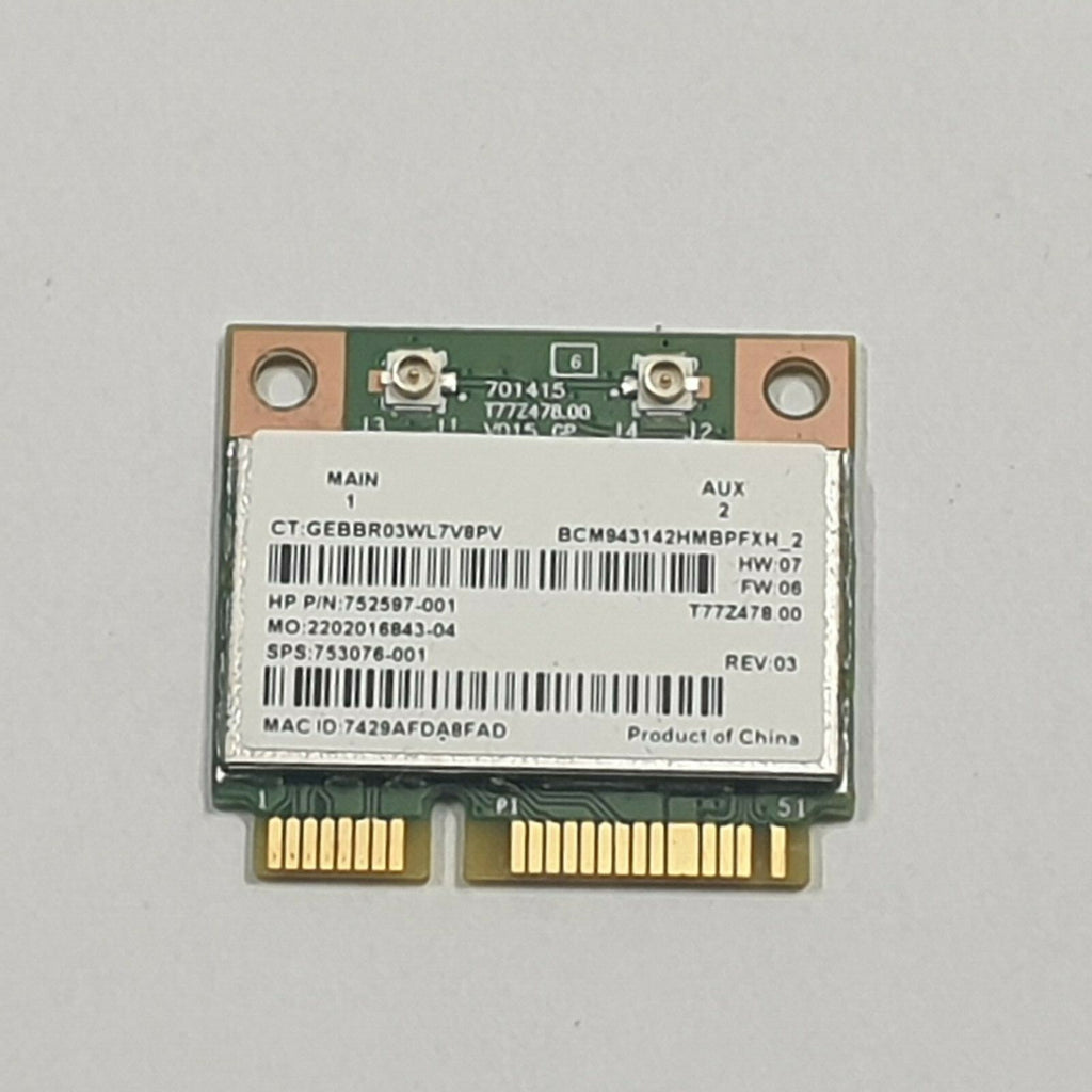 HP Pavilion 13-a187no WLAN Karte Wifi Broadcom BCM943142HM Wireless Network Card