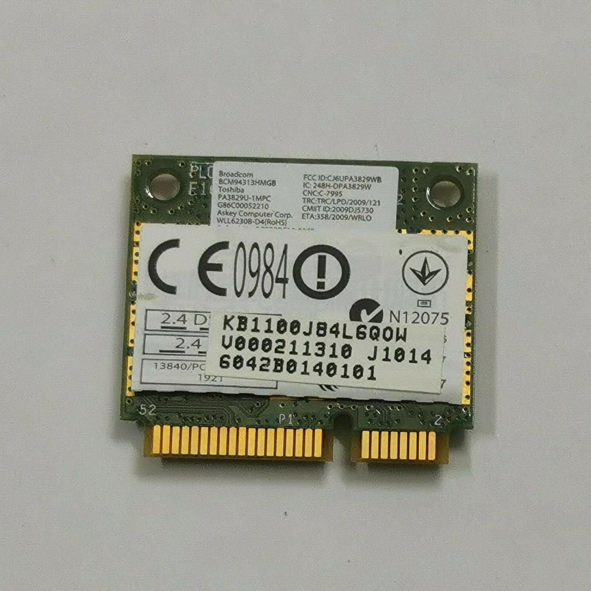 Toshiba Satellite L635 WLAN Karte Wifi Wireless Network Adapter