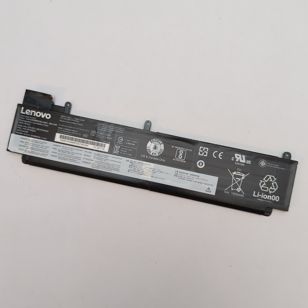 Lenovo ThinkPad T470s Original Akku 2090mAh Li ion Battery Pack