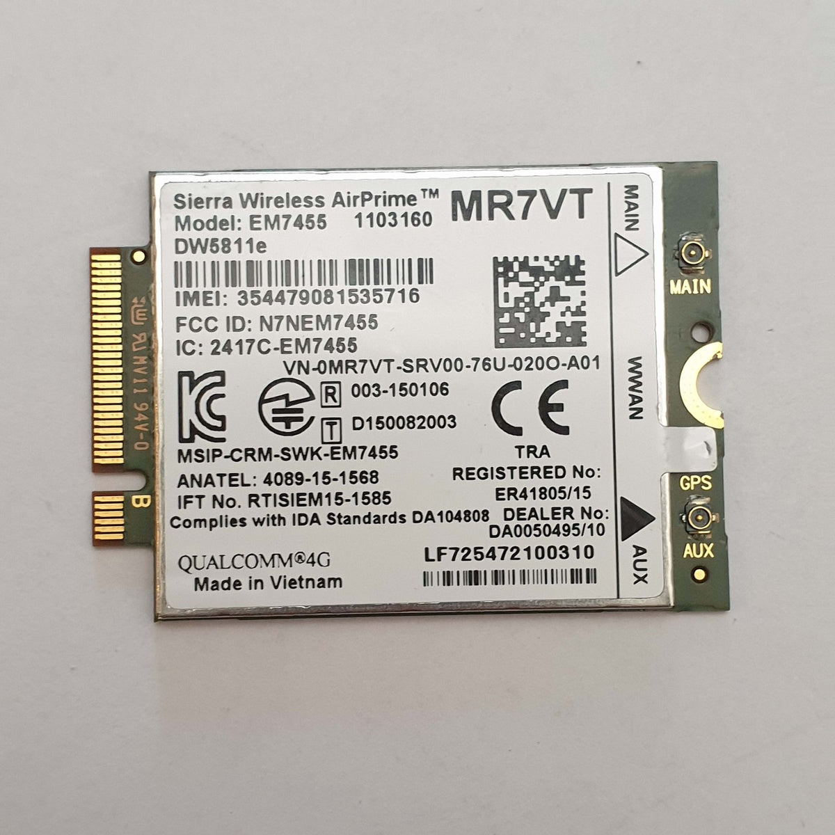 Dell Latitude 7280 Sierra Wireless WWAN Modul LTE