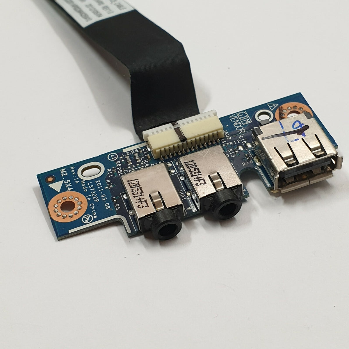 Asus A53U K53U X53U Series Audio USB Audio Board I/O Platine mit Kabel