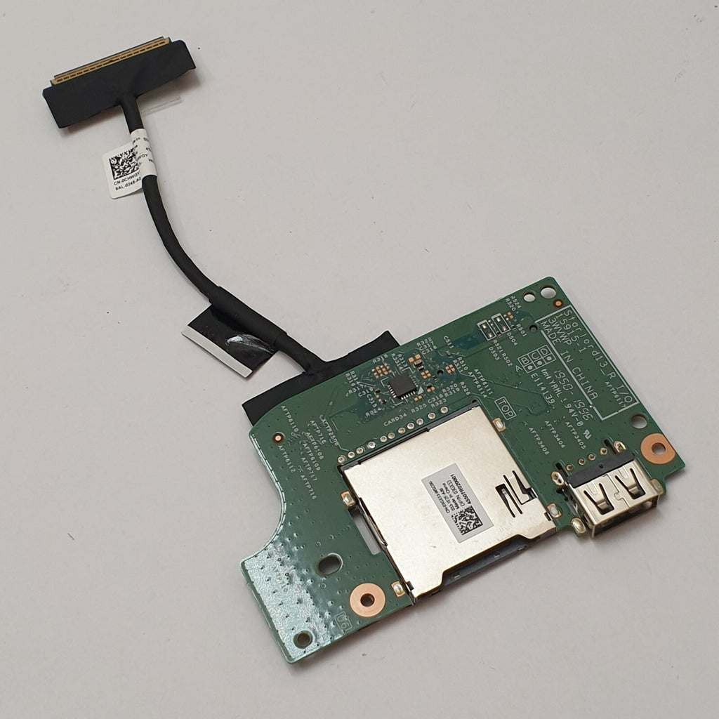 Dell Latitude 3390 2-in-1 USB Card IO Board Platine Card Reader mit Kabel – Bild 2